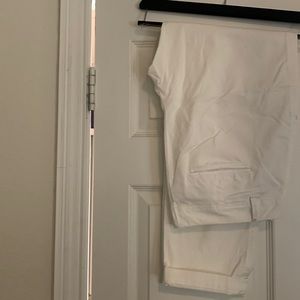 Banana Republic White City Chino cuff size 6 pants style 261016G